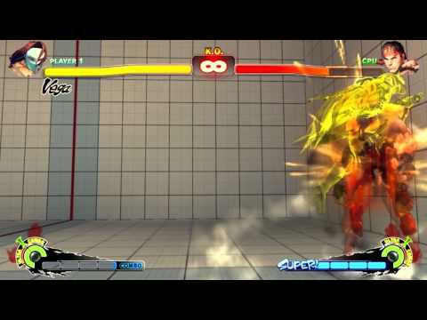 tRues Impractical streetfighter combos challenge! - VEGA