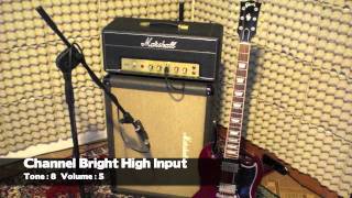 Video thumbnail for Online Guitar Lessons - Marshall 2061x Head 20 Watt Hand Wired Sound Test by PlayRockZone