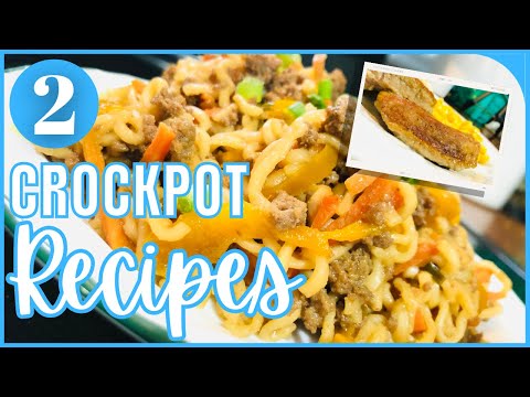 2 DUMP & GO SLOW COOKER MEALS | The EASIEST Crockpot Dinners ANYONE CAN MAKE | Simple Recipes