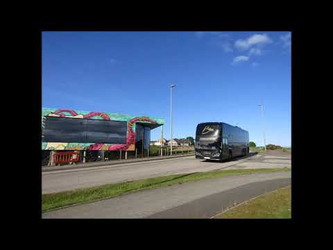 [HAMMERING] Route X67 Stagecoach Bluebird Volvo B11RT Plaxton Elite Interdeck 54257 (YX65 ZKT)