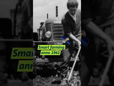 Ferngesteuerter Traktor im Jahr 1961 #traktor #fernsteuerung #unserland #landwirtschaft #shorts