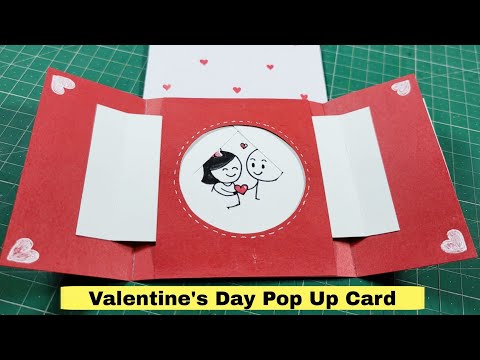 DIY Valentine’s Day Pop-Up Greeting Card | Easy Handmade Card Tutorial 💕