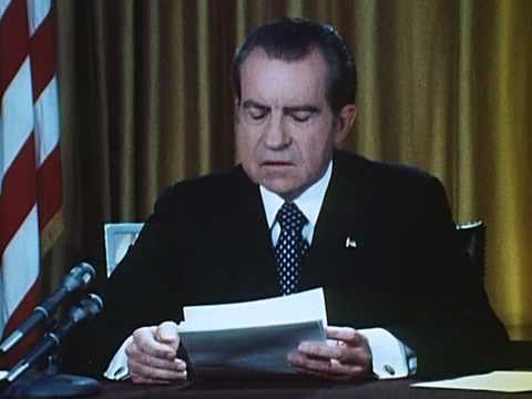 President Nixon's First Watergate Speech (April 30, 1973)