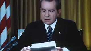 President Nixon's First Watergate Speech (April 30, 1973)