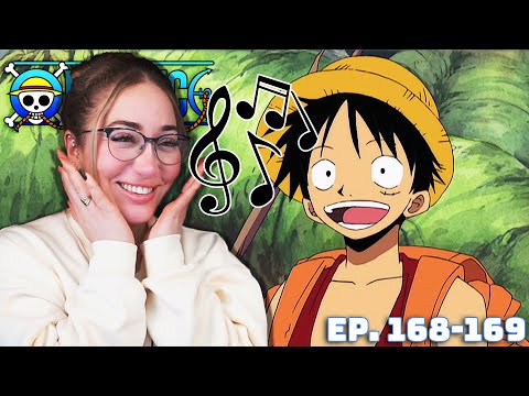 LUFFY SINGING!! 😂😂 FIRST TIME WATCHING ONE PIECE Episodes 168 & 169 REACTION!