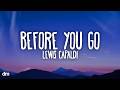 Lewis Capaldi - Before You Go (Lyrics)