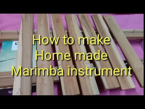 How to make Home made Marimba Instrument