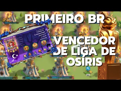 O PRIMEIRO BR QUE VENCEU UMA LIGA DE OSÍRIS!! | RISE OF KINGDOMS ʙʀ
