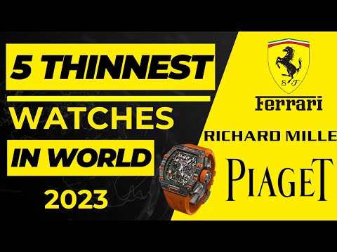 Top 5 World's Thinnest Watches In 2023 #video