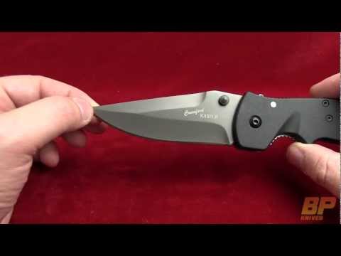 CRKT Crawford Kasper Folding Knife - Gray Plain