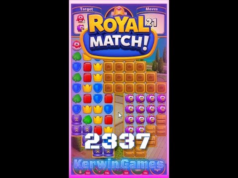 Royal Match Level 2337 - No Boosters Gameplay