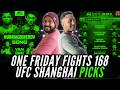 FWF: If I Was a Betting Man 💰 | UFC Shanghai + OFF 168 Best Picks, Props & Plays