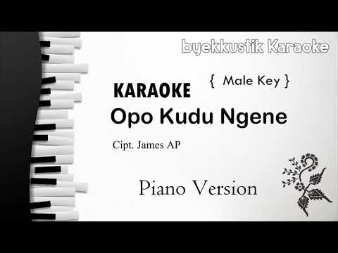 OPO KUDU NGENE || Karaoke Versi Piano [ Male Key ]