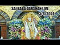 Live Shirdi Sai Baba Temple : 3 JUN 2024 ToDay Shirdi Live
