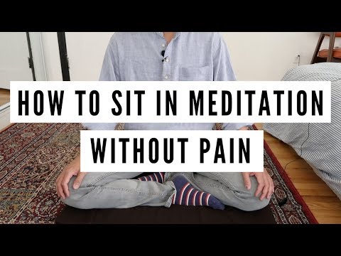 Sitting Positions for Meditation (No More Back Pain!)