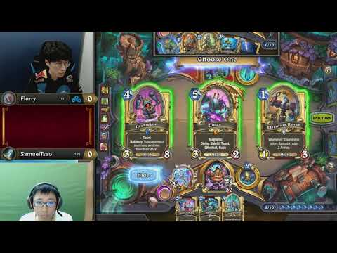 Flurry vs SamuelTsao || 《爐石戰記》大師職業賽 亞太區 第二季 - W2D1