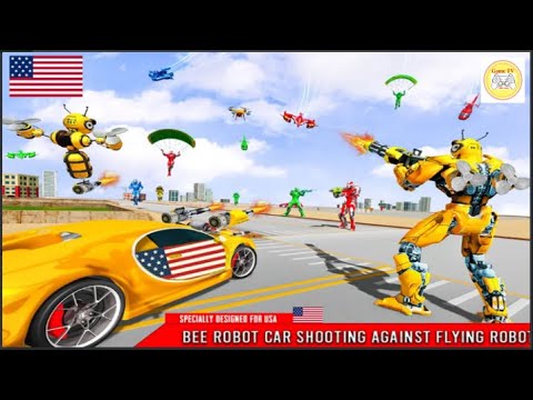 Bee Robot Car Transformation Game - Robot Car Games: Android Games