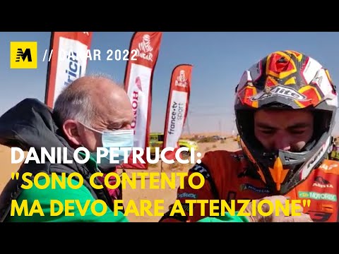Dakar 2022. Danilo Petrucci: "I'm happy, but I have to be careful."