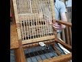 quick danish chair repair using binders cane