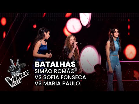Simão Romão vs Sofia Fonseca vs Maria Paulo| Batalhas  | The Voice Kids Portugal 2024