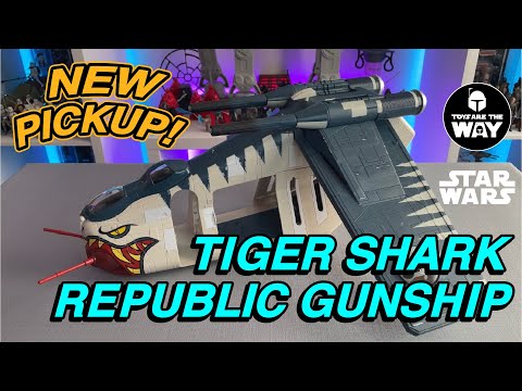 New Pick Up! Tiger Shark Republic Gunship | Clone Wars Micro Series