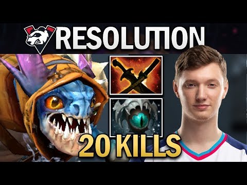 VP.RESOLUTION SLARK WITH 20 KILLS - DOTA 2 PRO GAMEPLAY