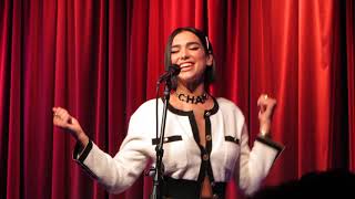 Dua Lipa live in LA performing &quot;IDGAF&quot; acoustic 9-28-18
