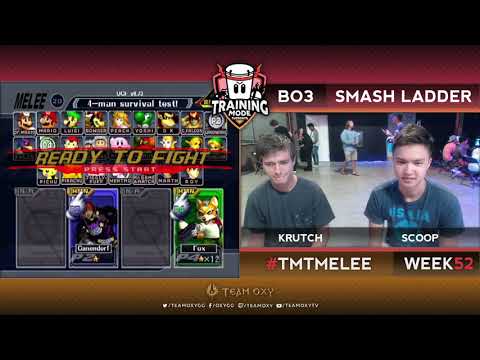 TMT 52 - Scoop (Fox) VS Krutch (Ganon) - SSBM Smash Ladder - Melee