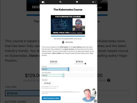 New Course Release! The Kubernetes Course by Nigel Poulton #courses #k8s #programming