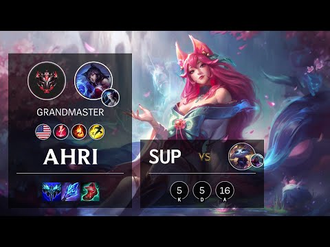Ahri Support vs Yuumi - NA Grandmaster Patch 11.10