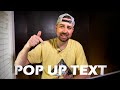 How To Create an EASY Pop Up Text Animation | Premiere Pro Tutorial