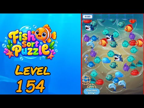 Fish Sort Puzzle Level 154 Walkthrough thumbnail