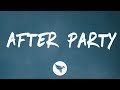 Don Toliver - After Party (Lyrics)