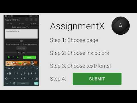 AssignmentX