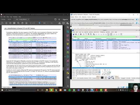 Using Wireshark to Examine TCP and UDP Captures