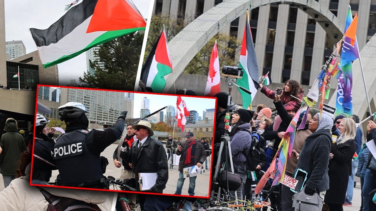 Day of disgrace: Palestine flag raised at Toronto City Hall