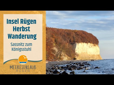 Wanderung entlang der Kreidefelsen zum Königsstuhl, Insel Rügen Herbst