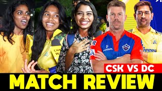 CSK Vs DC Match Public Review | CSK Vs DC Match Reaction | Dhoni | David Warner | IPL 2023 | CW!
