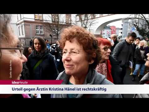 ideaHeute vom 21 01 2021 - Urteil gegen Ärztin Kristina Hänel - Gefängniskaplan fechtet Urteil an