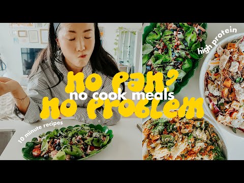 10 minute NO COOK meals that will impress | high protein, healthy & budget friendly!