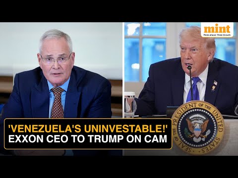 Trump's Excited, But Big Oil Isn't Too Keen On Venezuela: Exxon CEO Darren Woods Sets Clear Terms