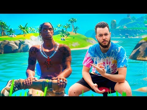 JUGANDO CON TRAVIS SCOTT EN FORTNITE - TheGrefg