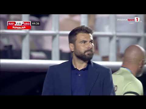 GOOOL! Rapid - FC Argeş 1-0. Sefer deschide scorul în finalul primei reprize