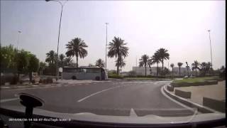 preview picture of video 'My journey home from work in Doha, Qatar'