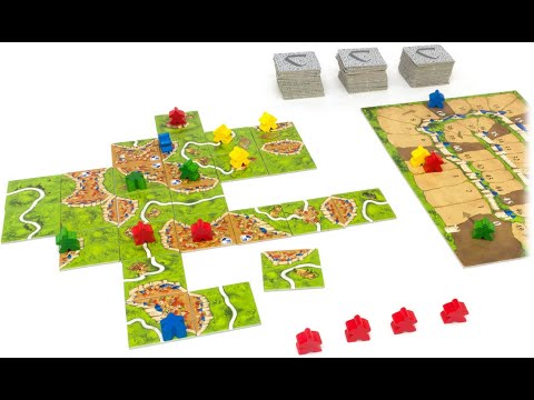 ボードゲーム 『カルカソンヌ』遊び方（メビウスゲームズ『カル…