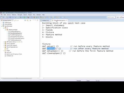 Fixture methods in Spock