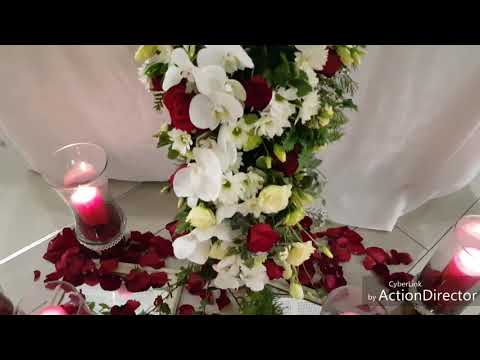 wedding arranged flowers