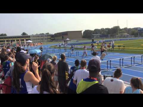100m Haies Qualification Juvénile Femme Jeux du Québec 2014