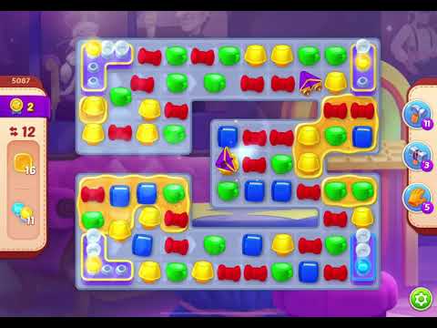 HomeScapes Level 5087 no boosters (17 moves)