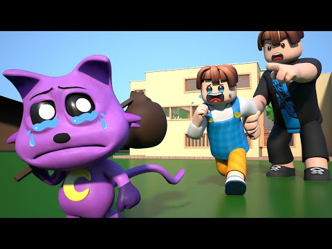 ROBLOX Brookhaven 🏡RP: CatNap's Sad Story (Cartoon Animation) ROBLOX MASTER